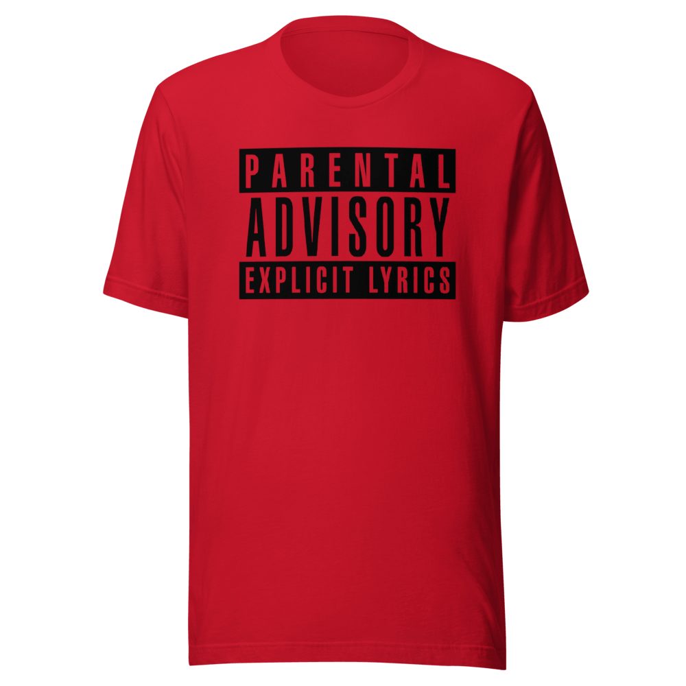 Parental Advisory Explicit Lyrics T-Shirt - 90s Hip Hop Icon