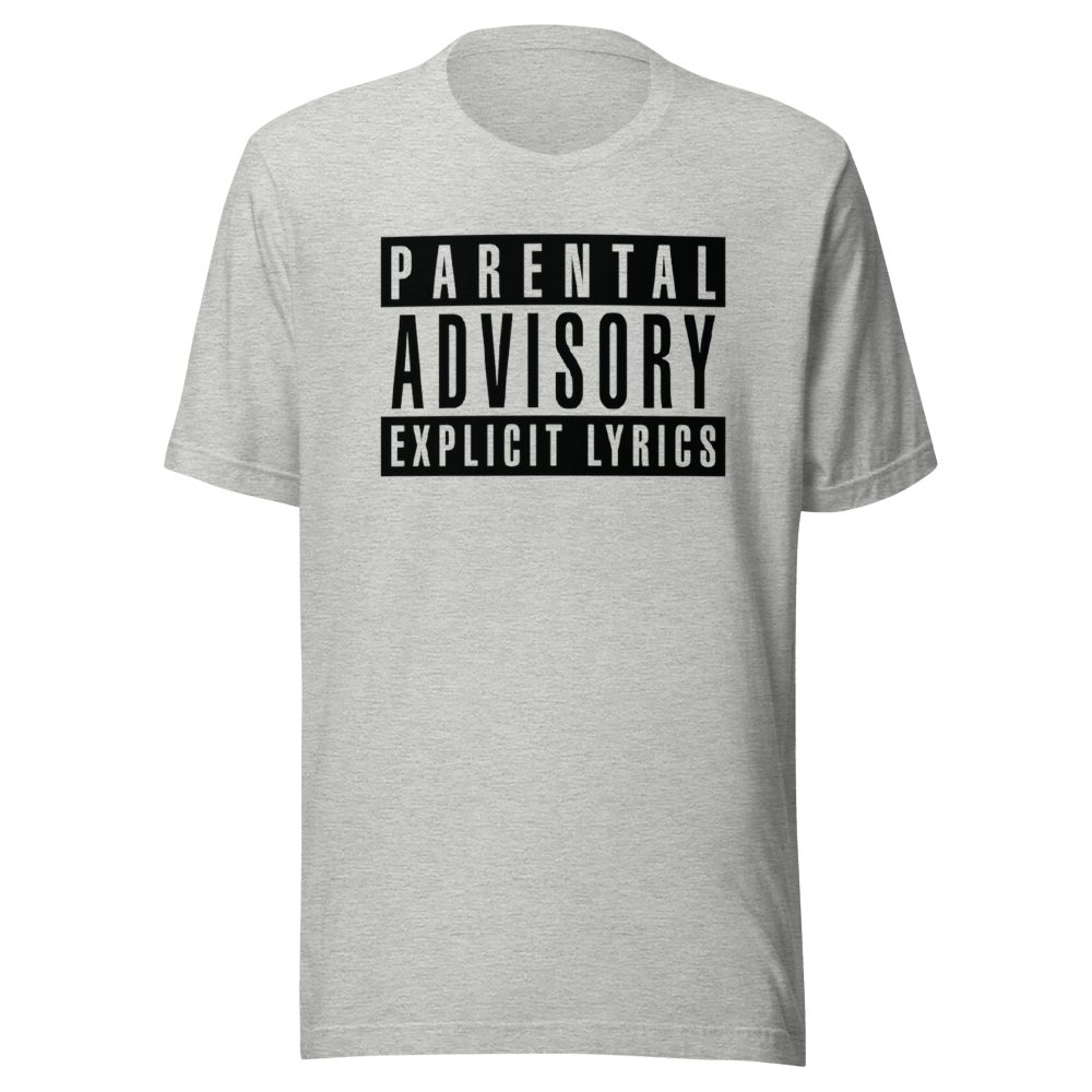 Parental Advisory Explicit Lyrics T-Shirt - 90s Hip Hop Icon