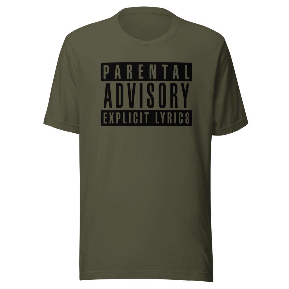 Parental Advisory Explicit Lyrics T-Shirt - 90s Hip Hop Icon