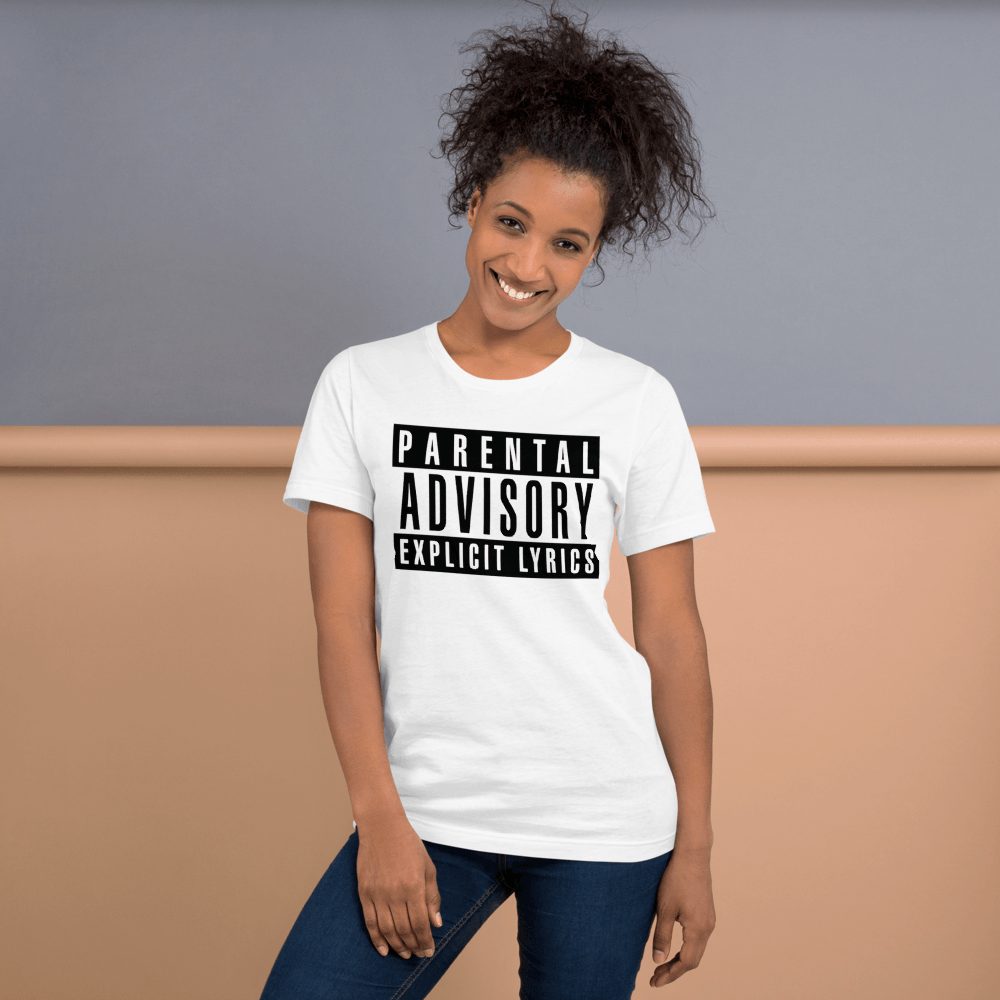 Parental Advisory Explicit Lyrics T-Shirt - 90s Hip Hop Icon
