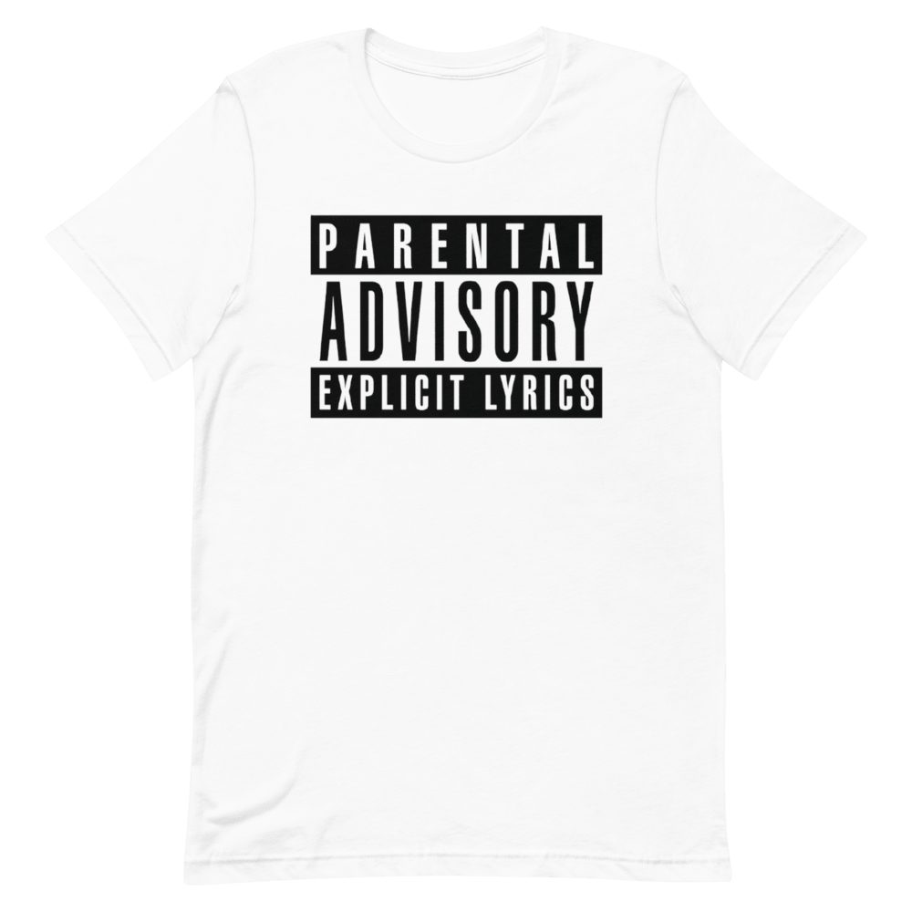 Parental Advisory Explicit Lyrics T-Shirt - 90s Hip Hop Icon