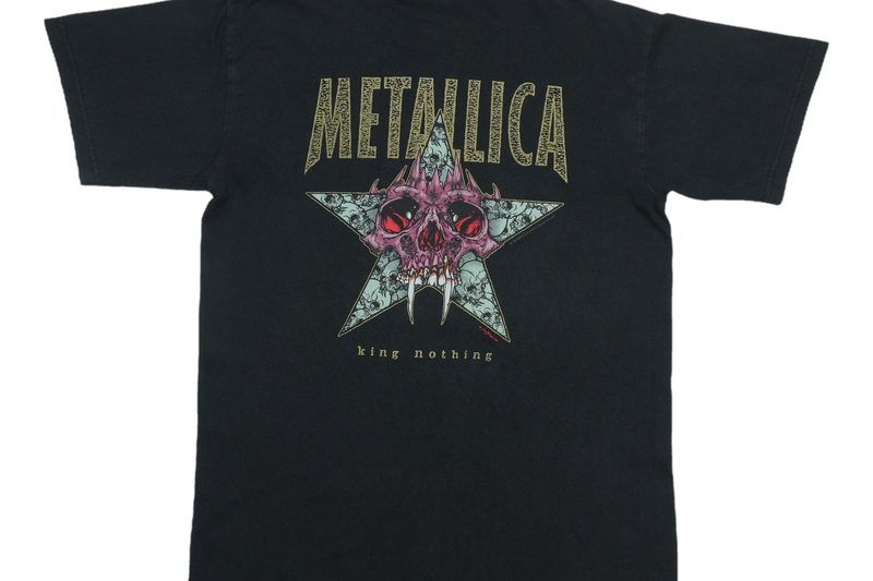 vintage Metallica King Nothing 1996 Load era band t-shirt with skull star graphic