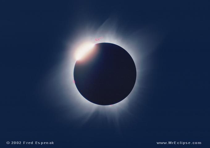 Diamond ring effect during the July 11 1991 total solar eclipse