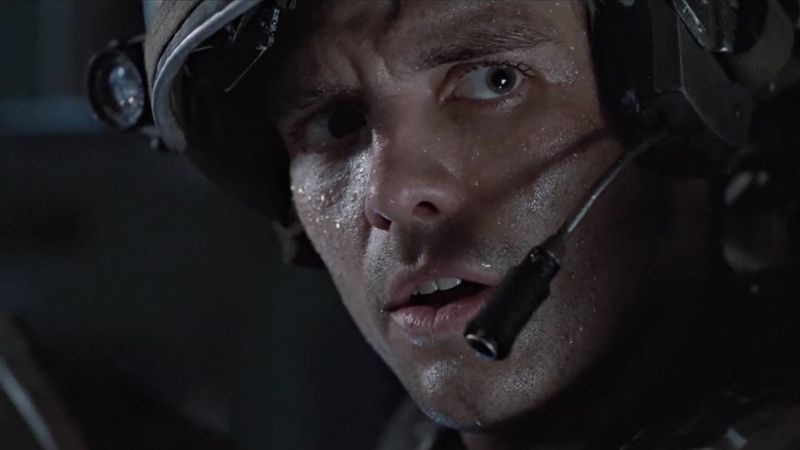 Bill Paxton as Private Hudson in Aliens 1986