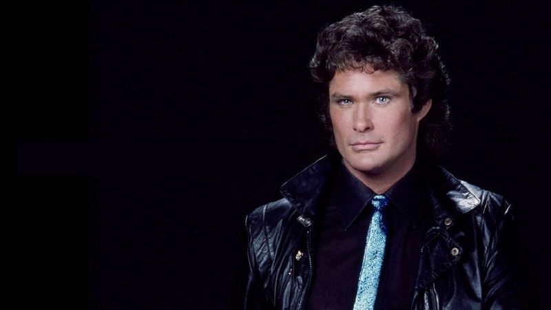 David Hasselhoff as Michael Knight in Knight Rider