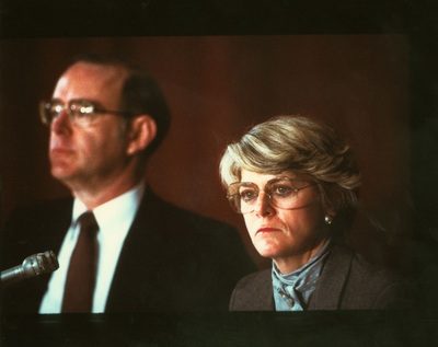 Geraldine Ferraro during the 1984 presidential campaign