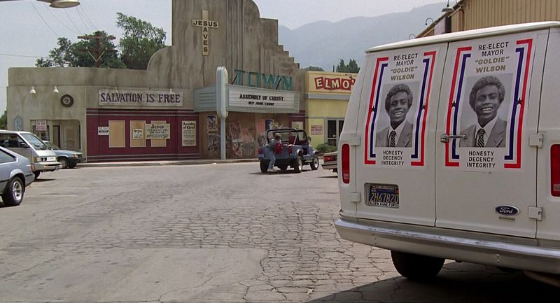 Hill Valley town square in Back to the Future
