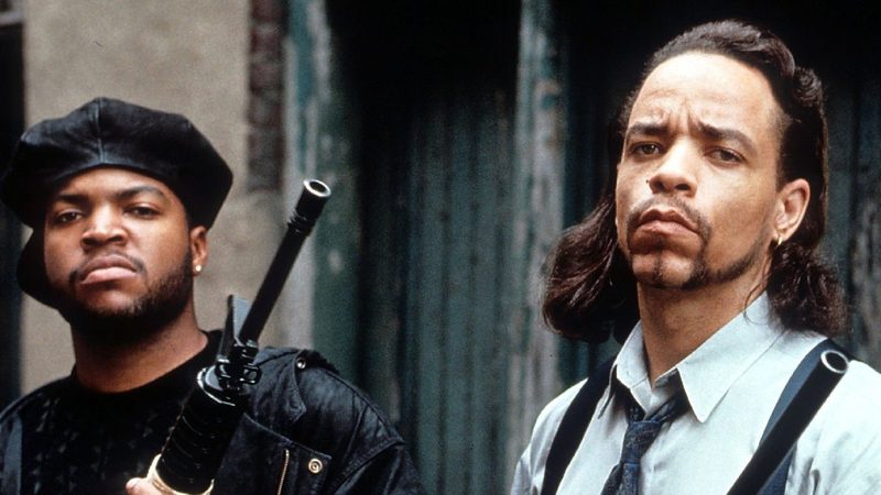 Ice Cube as Savon and Ice-T as King James in Trespass 1992