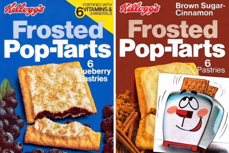 Vintage Kellogg Pop-Tarts toaster pastries advertisement 1980s