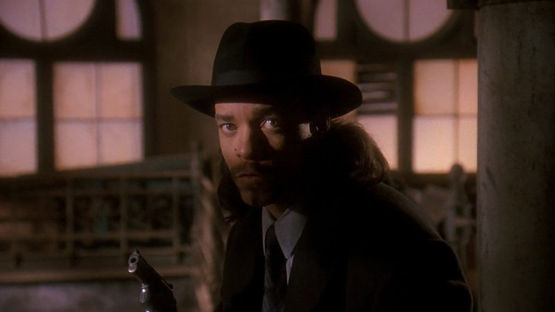 Ice-T King James armed inside the abandoned factory in Trespass 1992