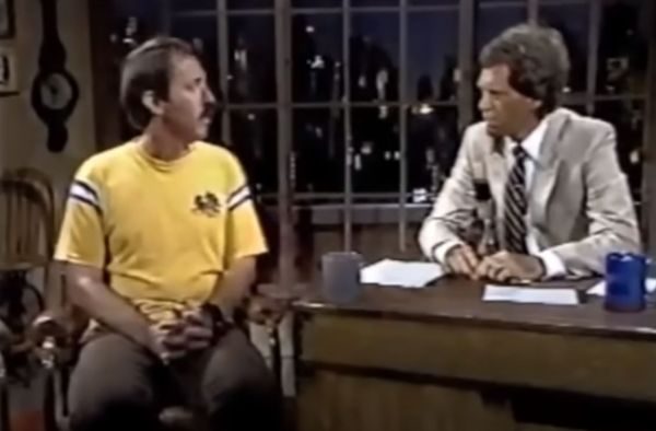 Lawn Chair Larry Walters on Late Night with David Letterman in 1982