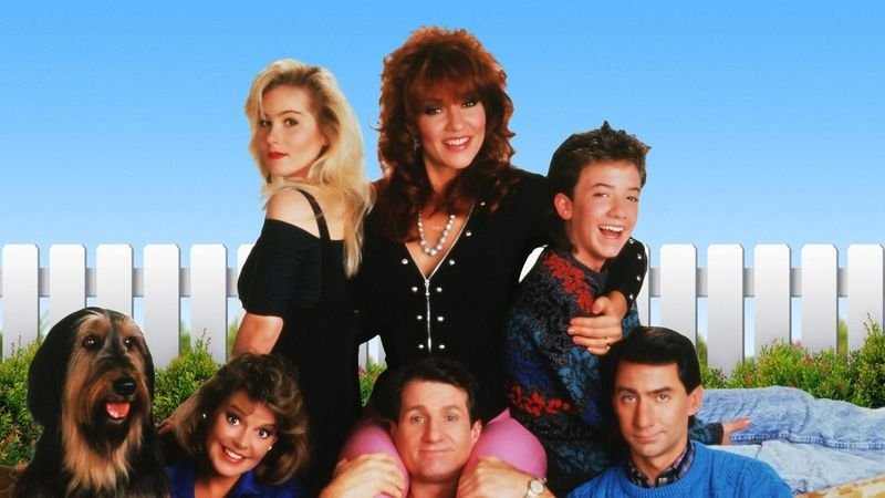 Married with Children early cast 1987 including Steve and Marcy on the Fox network