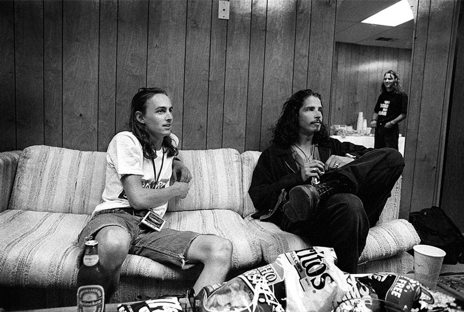 Mike McCready Chris Cornell and Eddie Vedder - grunge scene icons