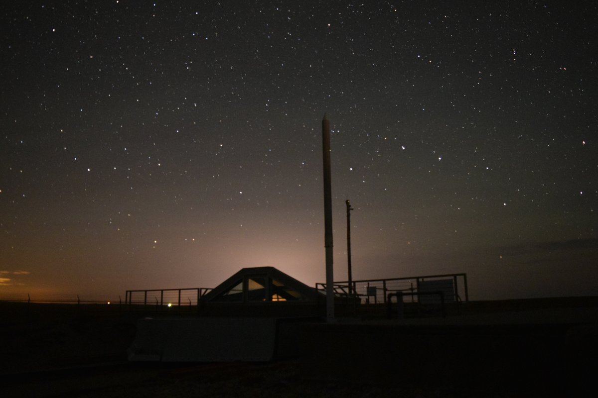 Delta-09 Minuteman missile silo at night — the preserved Cold War nuclear launch site in South Dakota stands as a reminder of the nuclear standoff that defined an era