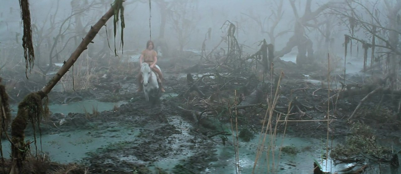 Atreyu and his horse Artax in the Swamps of Sadness, The NeverEnding Story 1984