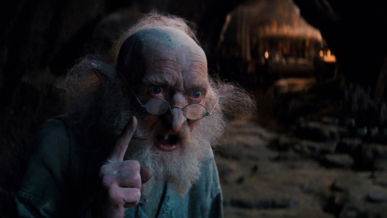 Engywook the gnome scientist at the Southern Oracle in The NeverEnding Story 1984