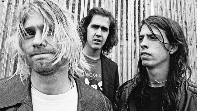 Nirvana performing live at UK Reading Festival 1991