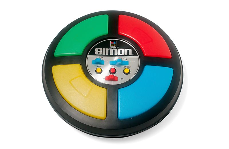 Simon electronic memory game handheld toy