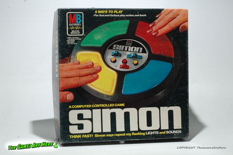 Simon game 1978 original Milton Bradley box