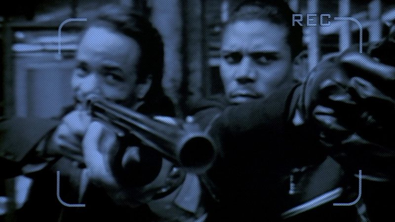 Trespass 1992 camcorder footage of the firemen during the standoff