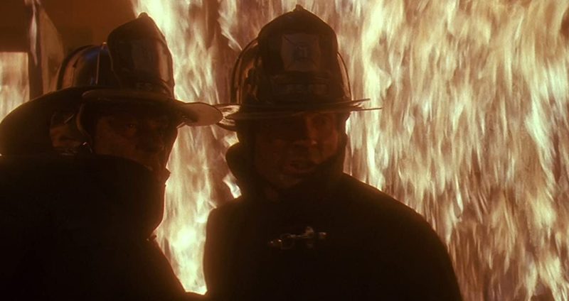 Trespass firemen Vince and Don in a burning building