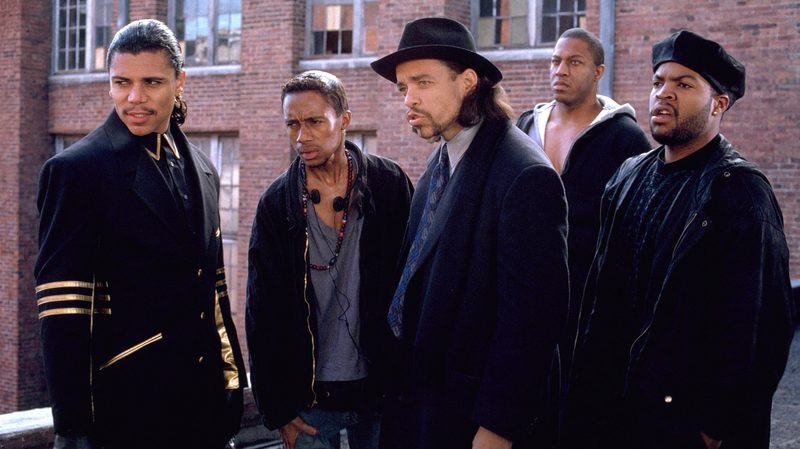 King James gang outside the abandoned factory in Trespass