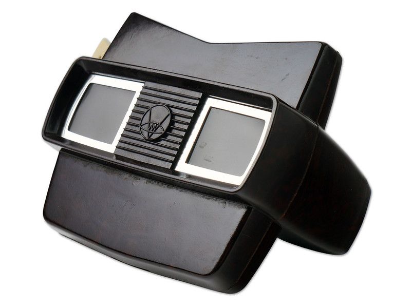 Vintage two-tone View-Master viewer toy