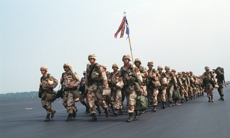 Operation Desert Shield – 101st Airborne Division troops deploy August 1990