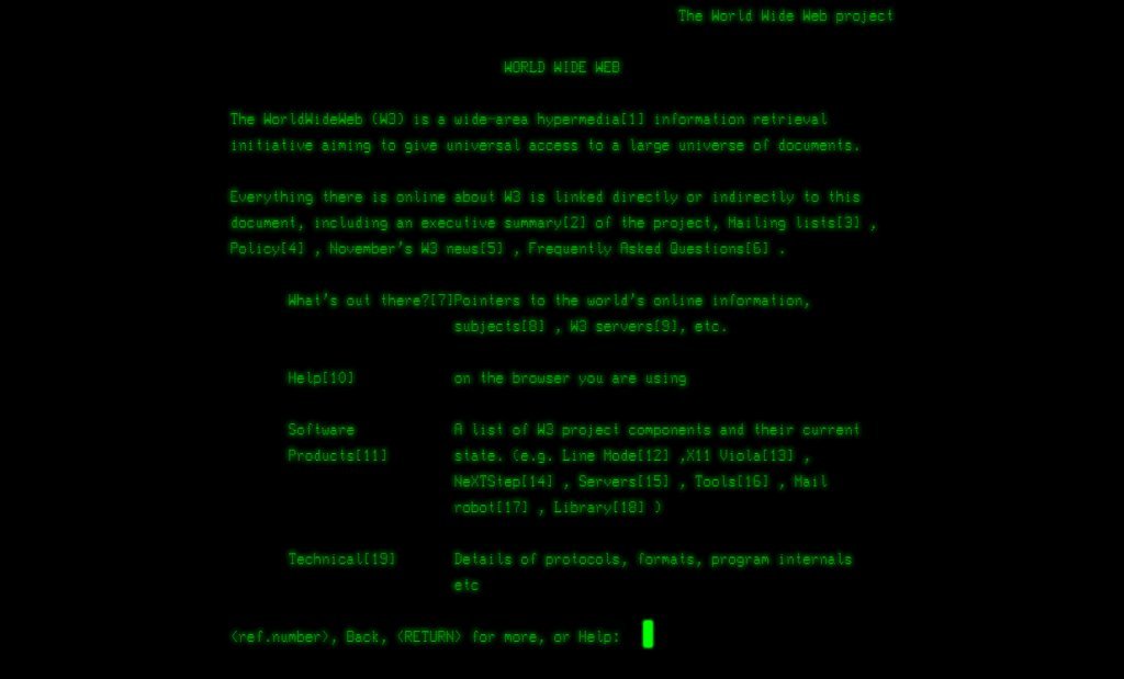 First website World Wide Web project CERN 1991