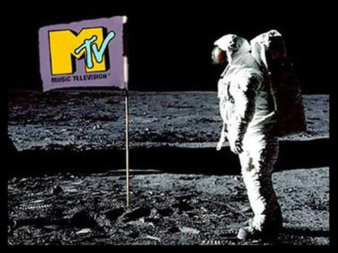 MTV Music Television launch August 1 1981 iconic astronaut moon logo