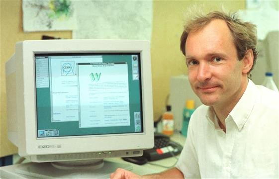 Tim Berners-Lee CERN 1994 World Wide Web inventor