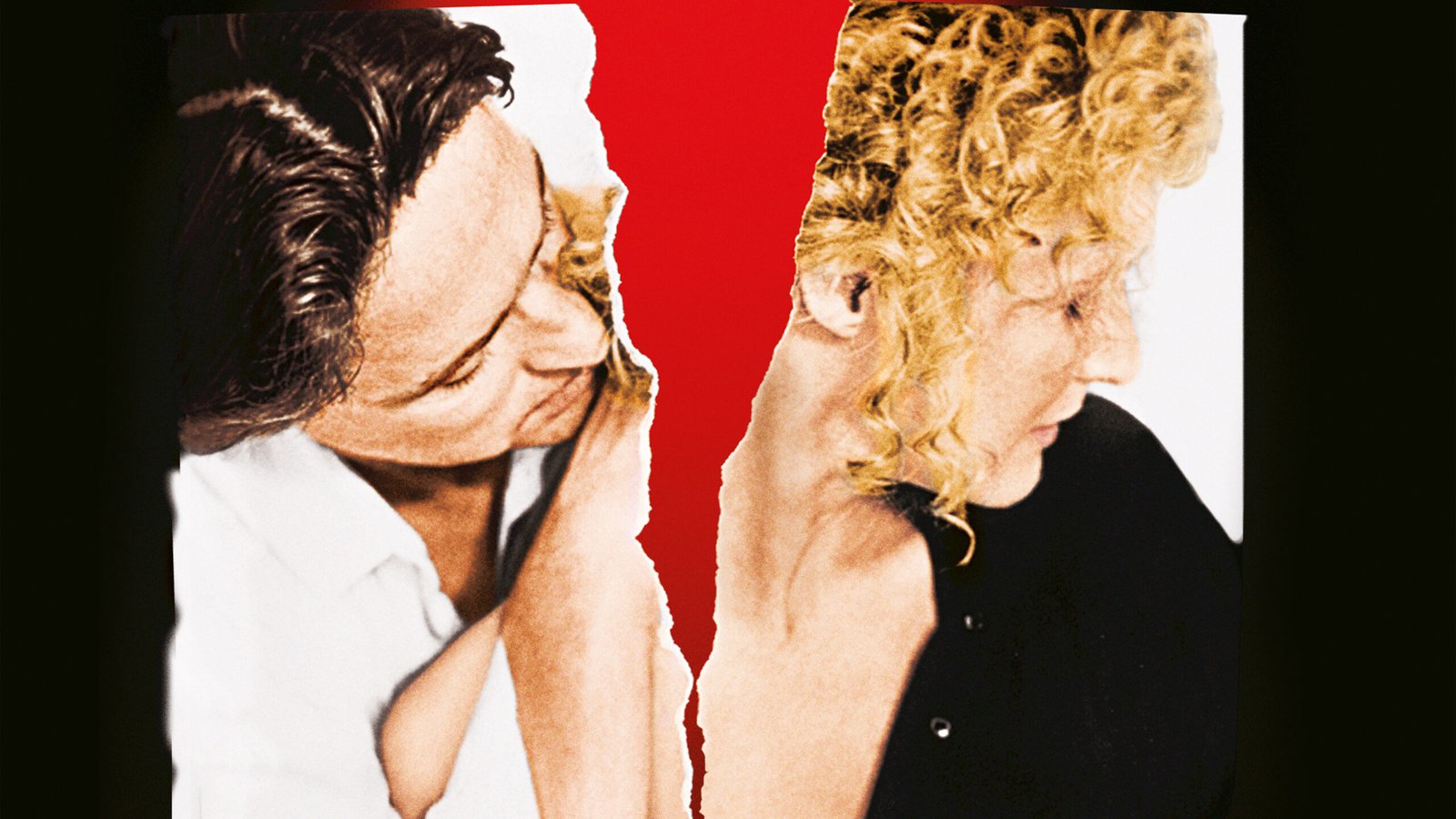 Fatal Attraction 1987 promotional key art with Michael Douglas and Glenn Close