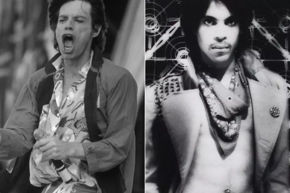 Mick Jagger and Prince, whose opening set for the Rolling Stones in 1981 was famously booed by the crowd