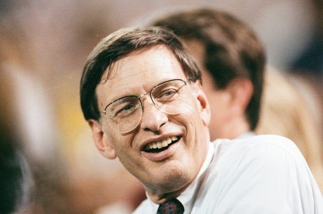 Bud Selig at the 1993 MLB All-Star Game one year before the historic 1994 baseball strike cancellation