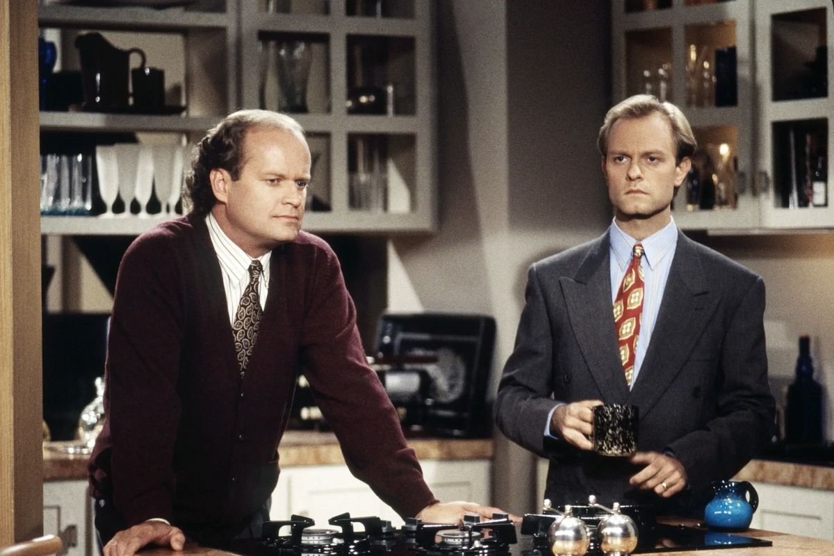 Frasier 1993 NBC cast photo - premiere season 1