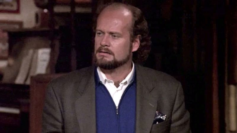 Kelsey Grammer as Frasier Crane in the Cheers series finale 1993