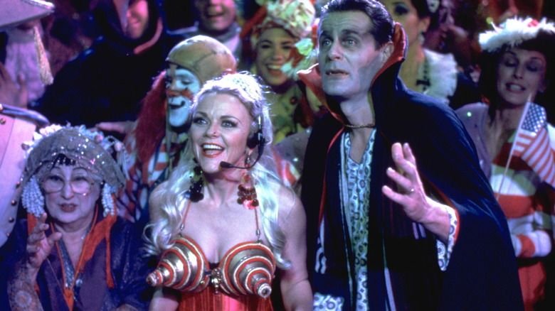 Costumed party scene from Hocus Pocus 1993