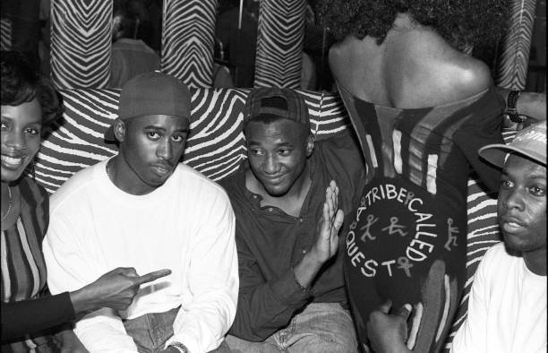 Tribe Called Quest attend an album-release party for A Tribe Called Quest's "The Low End Theory" on September 16, 1991 in New