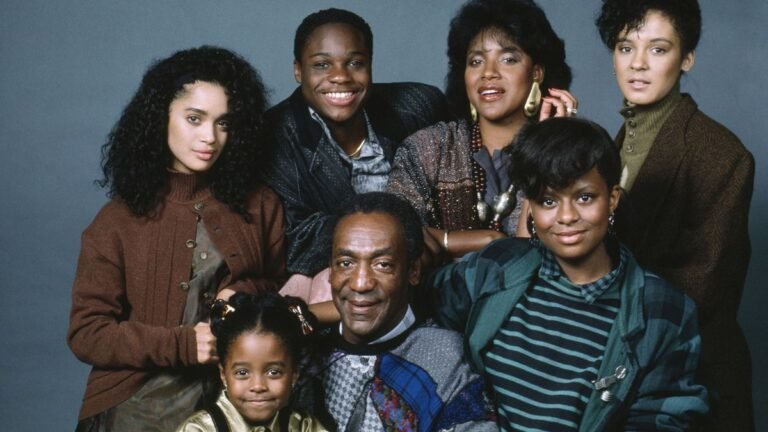Cosby Show cast portrait 1984 Huxtable family premiere