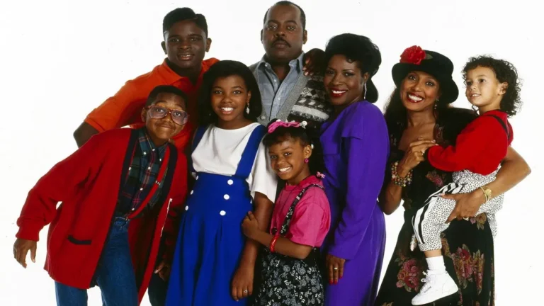 Family Matters cast portrait, the 1990s sitcom starring Steve Urkel