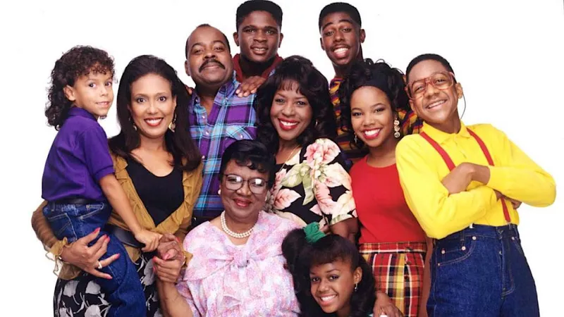Full Family Matters cast including grandma Estelle and Steve Urkel
