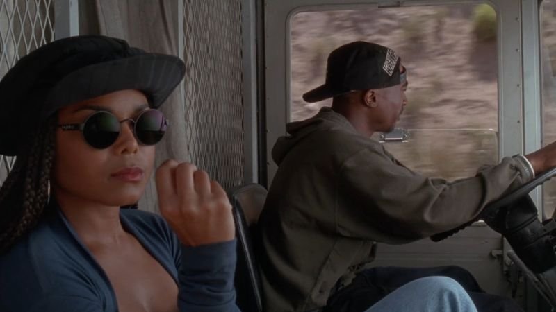 Poetic Justice mail truck road trip scene Janet Jackson Tupac