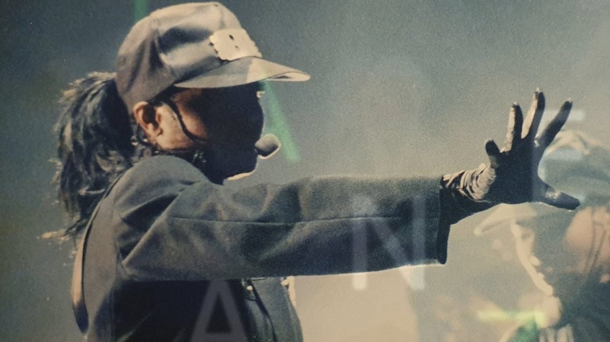 Janet Jackson performing Rhythm Nation 1814 material live on the 1990 Rhythm Nation World Tour