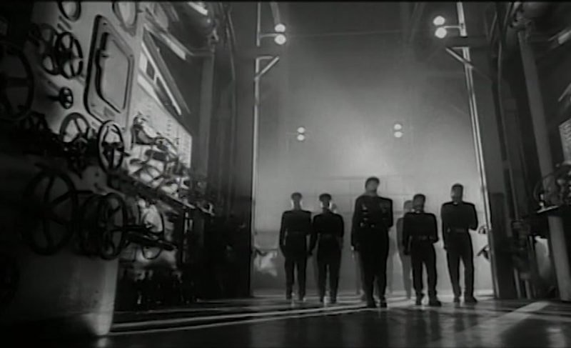 Janet Jackson's dancers in formation during the Rhythm Nation video shoot