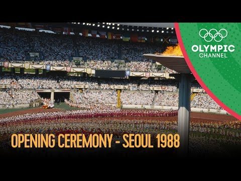 Seoul 1988 Olympics opening ceremony highlights