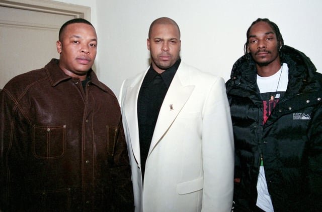 r/HipHopImages - Dr. Dre, Suge knight And Snoop Dogg In 1995