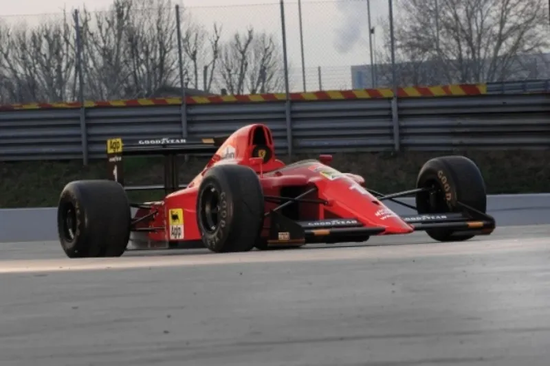 Alain Prost's Ferrari 641 Formula 1 car from the 1990 championship season