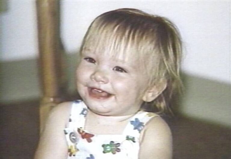 Jessica McClure as a toddler before she fell into a well in Midland Texas on October 14 1987