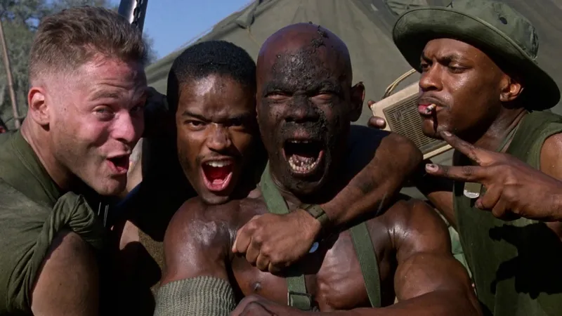 Dead Presidents 1995 Marines celebrating in Vietnam