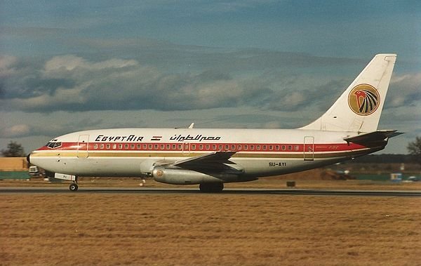 EgyptAir Boeing 737 of the type forced down at Sigonella carrying the Achille Lauro hijackers